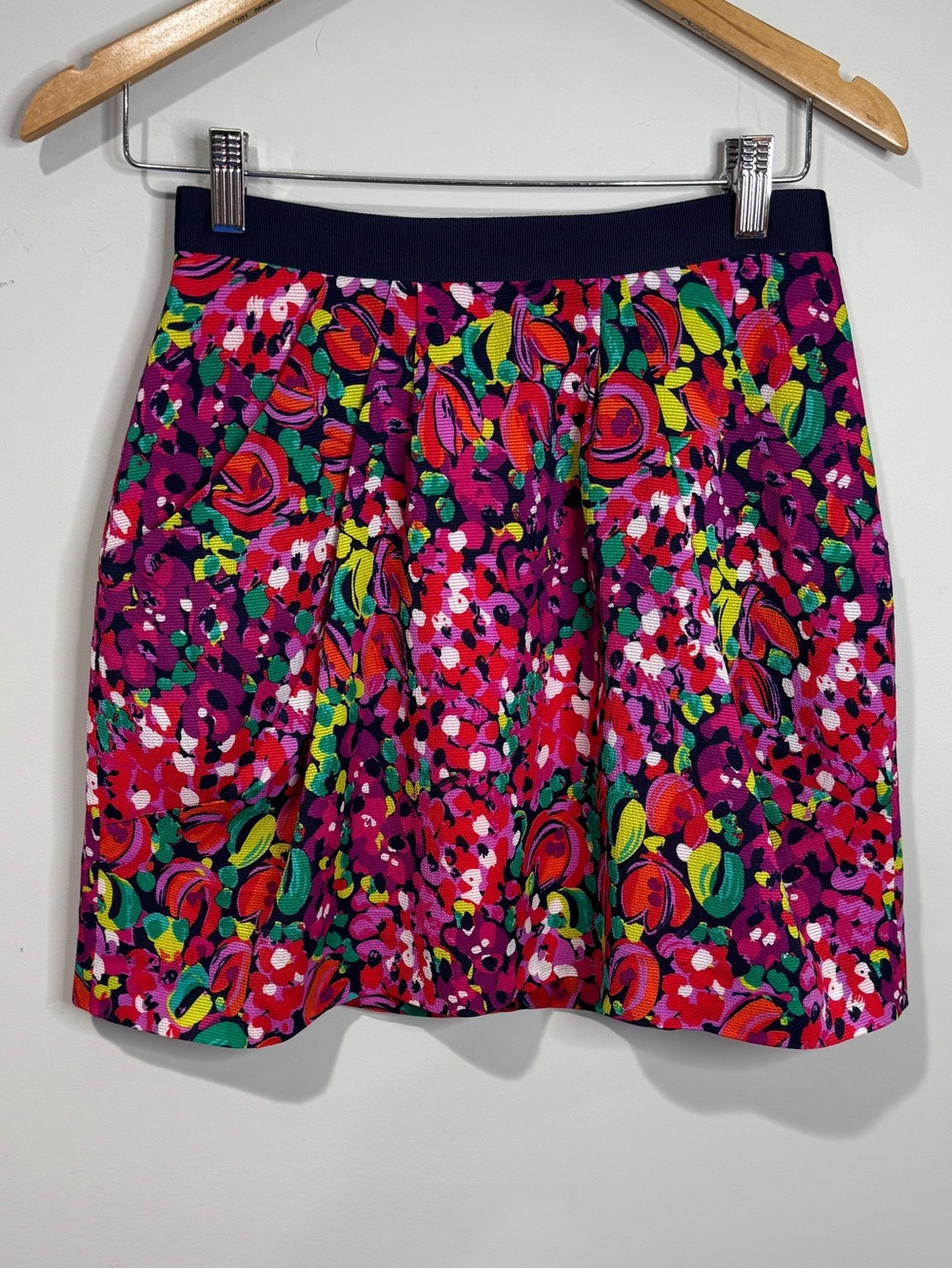 Lilly Pulitzer Clover Mini Skirt Wild Confetti Multicolor Floral A Line Size 4
